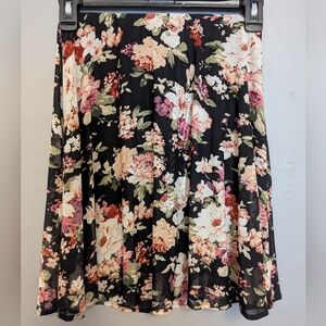 Floral Mini Skirt